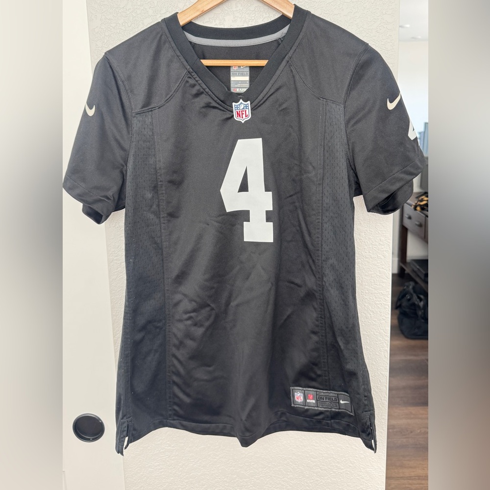 Women’s fit raiders Derek Carr jersey